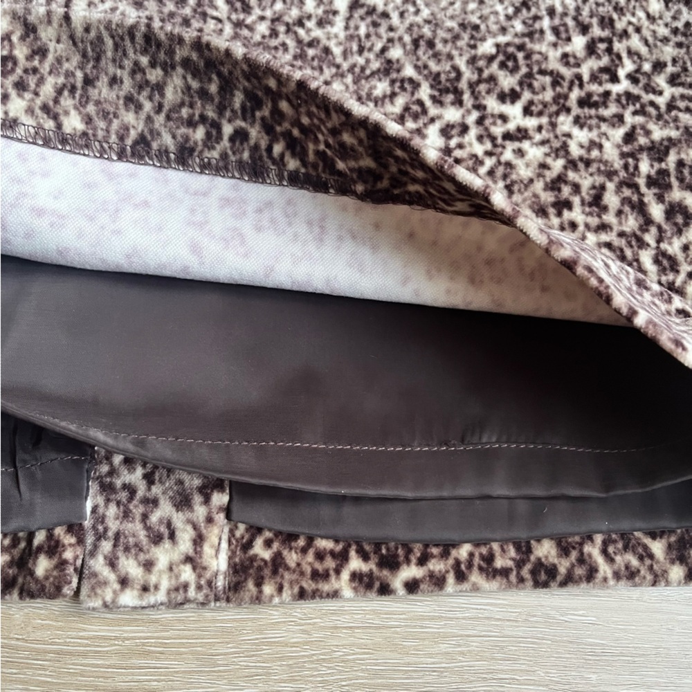 Talbots Velvet Cheetah Print Pencil Skirt Animal Print SZ 6 - Picture 2 of 8